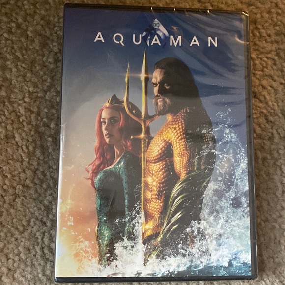 Warner Bros. Other - Warner Bros Aquaman Jason Momoa Movie DVD NEW Sealed